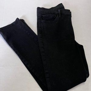 J Brand  Women's Skinny Leg  Black Shadow  Stretch  Jeans  Size 30 x 29